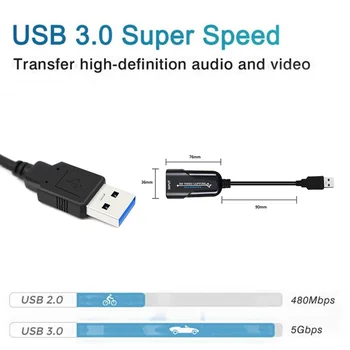 WVVMVV USB 3.0 HDMI-kompatibilní Zařízení pro Digitalizaci Videa HD USB Video zachytávací Karty Hmatat Recorder pro PS4 DVD Kamery, Live Stream