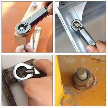 Rozbité, Poškozené Šroub Matice Splitter Klíč Sada Kovové Rusty Bolt Nut Cracker Extractor Odstranění Frézy Nástroje
