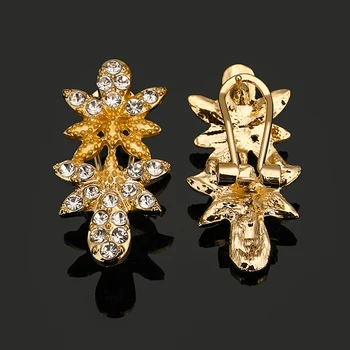 2021 Módní Africké Korálky Šperky Sady Dubaj Barva Zlata Šperky Set Značky Prohlášení Ženu Na Svatbu Svatební Šperky Set