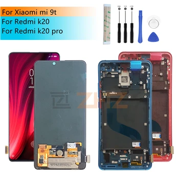 Pro Xiaomi Mi 9T lcd displej Dotykový Displej Digitizer shromáždění pro Redmi K20 LCD K20 Pro náhradní díly opravy