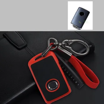 Plastová+Kožené Auto Klíč Pouzdro Pro Mazda 3 Alexa CX4 CX5 CX8 2019 2020 3Button Smart Remote Klíč od Auta