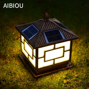 AIBIOU IP55 Vodotěsné LED Solární Krajiny Osvětlení S Dálkovým ovládáním Hotelu Venkovní Garden Villa Garden Home Osvětlení