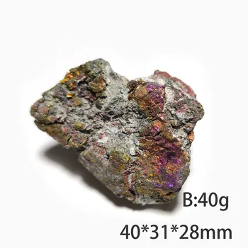 A1-4 Přírodní Chalcopyrite Minerální Krystal, Vzorek Výuky Dekorace Dárkové Kolekce Z Provincie Hunan, Čína