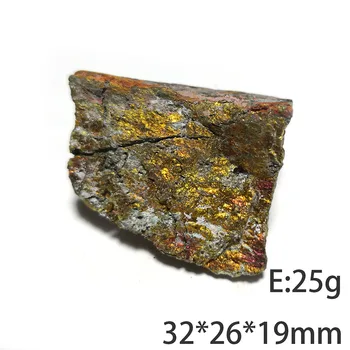 A1-4 Přírodní Chalcopyrite Minerální Krystal, Vzorek Výuky Dekorace Dárkové Kolekce Z Provincie Hunan, Čína