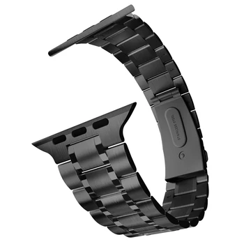 Zápěstí Kapela pro Apple Watch 5 6 SE 40 mm 44 mm Řemínek Podnikání z Nerezové Oceli Odkaz Náramek pro Apple iWatch 4 3 1 38 mm 42 mm