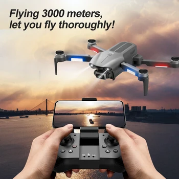 2021 Nejnovější F9 GPS Drone 6K Dual HD Kamera Profesionální Letecké Fotografie Střídavý Motor Skládací Quadcopter RC Vzdálenost 3000M