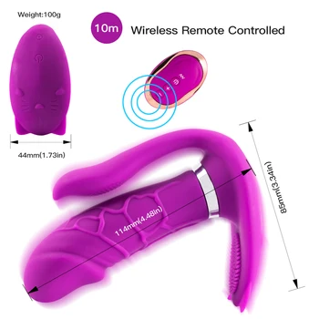 3 V 1 Topení Vibrátory pro Ženy G Spot Klitoris Stimulátor Dálkové Ovládání Vibratior Masturbátor Nositelné Vibrátor Sexuální Hračky