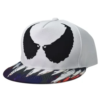 2021 nový tisk snapback cap módní venkovní hip hop baseballová čepice bavlna, plochý klobouk nastavitelný sun visor klobouky