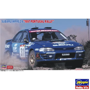 Hasegawa Sestavit Model Auta 1/24 SUBARU Impreza 1997 portugalsko rally #20483