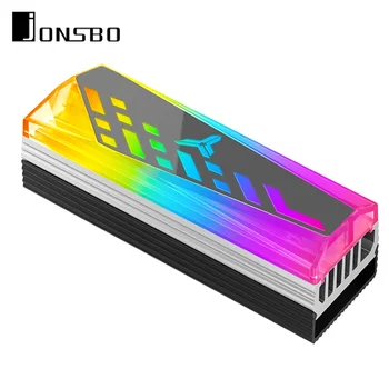 JONSBO M. 2 2280 SSD Chladič Adresovatelné RGB Hliníkové Slitiny chladič Chladič s Tepelnou Podložky za M2 NGFF ssd