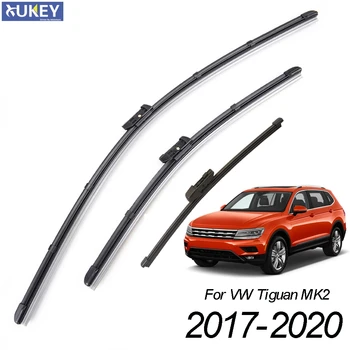 Xukey 3ks Přední Zadní přední Sklo Stěrače Sada Pro VW Tiguan MK2 2020 2019 2018 2017 26