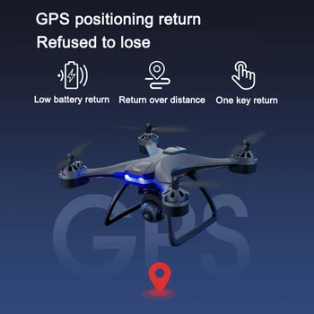 2021 Nové 4DRC F5 GPS RC Drone 6k 4k 1080p HD Širokoúhlý Fotoaparát Quadcopter Wi-fi FPV Tlak Vzduchu nadmořská Výška Držet Vrtulník Hračky