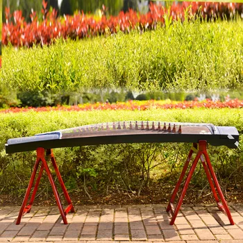 Masivního dřeva univerzální přenosné skládací přenosný držák guzheng