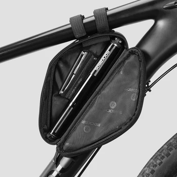 ROCKBROS Cyklistické Tašky 0,7 L Reflexní Zvýraznění Trojúhelník Přední Světlo Bike Mobilní Telefon Bag Horské Silnici, Jízda na Kole Příslušenství