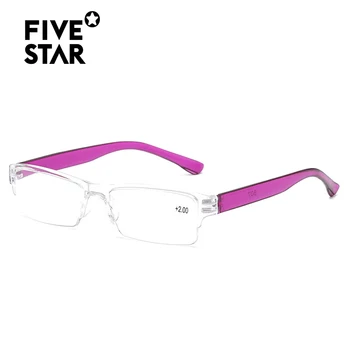 Malé Náměstí Brýle na Čtení Muži Ženy Značky Designer Ultralight Half-rim Předpis Brýlí+1.0 +1.5 +2.0 +2.5 +3.0 +3.5 +4.0
