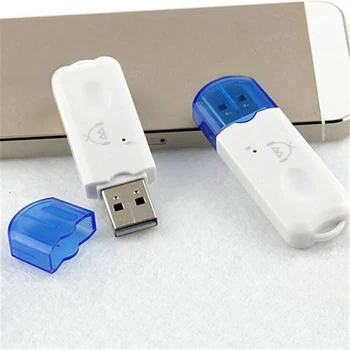 1ks Nejnovější USB Bluetooth Stereo Hudební Přijímač Bezdrátové Audio Adaptér Dongle Kit, Vestavěný Mikrofon Pro Reproduktor Pro Telefon, Auto