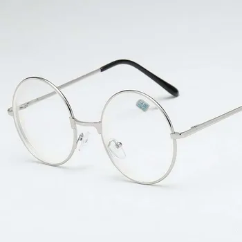 Ženy Muži Kulaté Brýle Retro Čtení Optických Kovové Rámy Dioptrií Dalekozrakosti +0.5 +1 +1.5 +2 +2.5 +3 +3.5 +4 +4.5 +5 +5.5 +6.0
