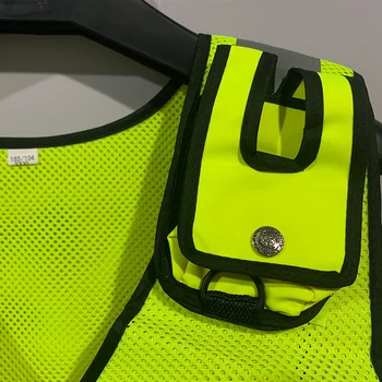Reflexní Vesta Pro Bezpečnost Ve Stavebnictví Ochranný Oděv Dopravní Jezdecká Vesta Motocykl Fluorescenční Kabát Tisk Tisk