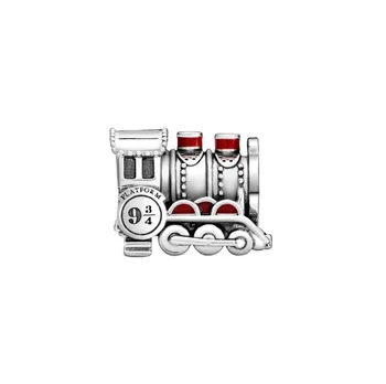 Nové 2021 Hot Prodej 925 Sterling Silver Červený Smalt rychlík Přívěsek Náramek DIY Výrobu Šperků Pro Originální Pandora