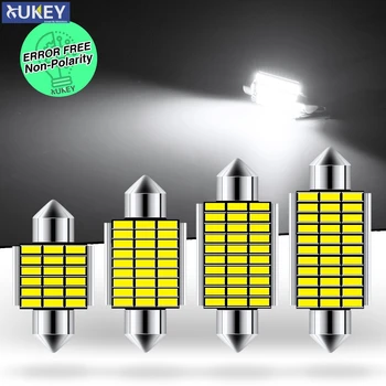 Xukey 2ks Auto Signál Interiéru Lampa C5W C10W Podražcový LED Dome Kufru Světlo na Čtení Žárovky 31mm 36mm 39mm 41mm 12V Super Jasné