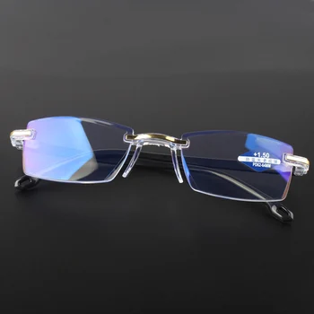 Nový Anti Blue Ray Brýle na Čtení Muži Ženy Vrtaných Řezání Presbyopie Brýle pro Ženy, Brýle, Měkké, Anti-modré Světlo Brýle