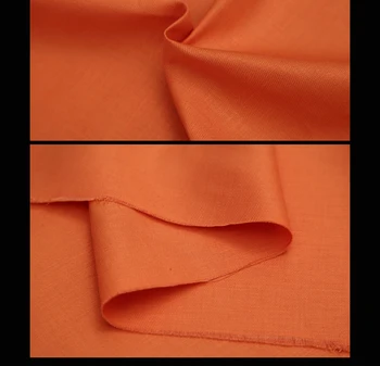 Čerstvé Italské Importované Oranžová/Purpurově Modré Prostý Kepr Textury Plátna Textilie