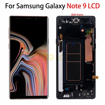 Pro Samsung Galaxy Note 9 Lcd s Rámem Displeje Touch Screen Digitizer Shromáždění Pro Samsung note9 LCD N960 N960F N960DS N9600
