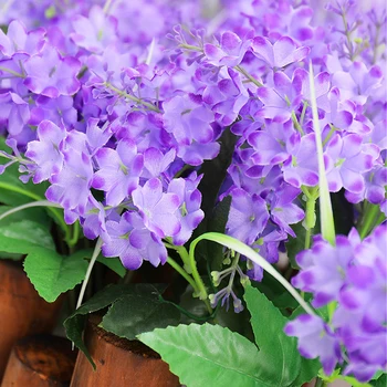 1 Kytice Umělé Rostliny Provence Levandule Květiny Vysoké Kvality Řemesla, Květinové Dekorace Na Zeď Home Obývací Pokoj Decor Svatební