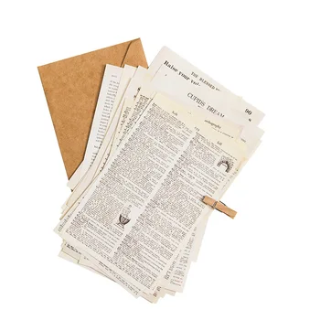 57pcs/set Starověké Vintage Dopisy Scrapbooking/Karty Dělat/Deníku Projektu DIY Kraft Retro Papír na Psaní Karty