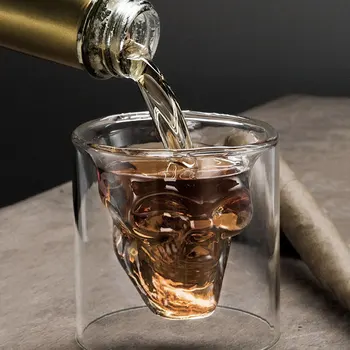 150-450ml Tepelně odolné Transparentní Dvojité Stěny Sklo Šálek kreativní Whisky Sklo Šálek Čaje sklo šálek Espresso Kávy Šálek Nastavit