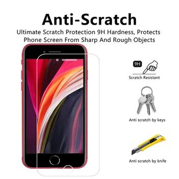 3ks tvrzené sklo pro apple iphone se roku 2020 ochranné sklo screen protector pro iPhone SE roku 2020 ip kdyby se Ochranný film