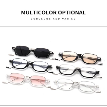 Seemfly 2021 Půl Rám Optické Brýle Pro Ženy, Malý Rám Módní Retro Osobnosti Unisex sluneční Brýle UV400 Oculos De Sol