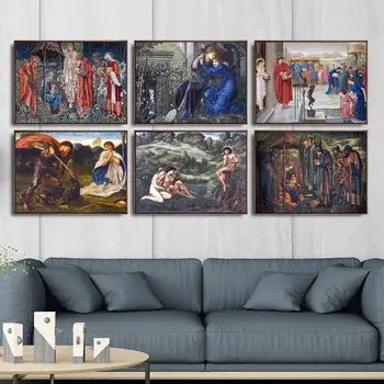 Domácí Dekoraci, Art Wall Obrázky Fro Obývacím Pokoji Plakát, Tisk Plátno, Obrazy Británie Edward Burne-Jones