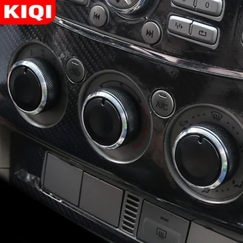 KIQI 3ks/Set Hliníkové Slitiny Klimatizace Knoflík AC Knoflík Tepla Ovládací Tlačítko pro Ford Galaxy MK3 2006-Kuga MK1 2008-2012