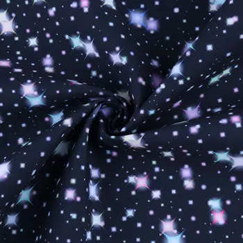 50*145cm Hvězdnou oblohu tisk Polyester bavlněná Látka Patchwor Tisknout pro Tkáně Děti, Domácí Textil pro Šití Panenky Šaty Závěs