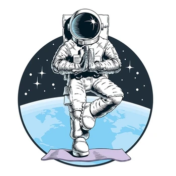 Dětská trička DIY planetě astronaut prostor žehlička na převody pro oděvy tepla tepelné vinyl přenos opravy žehlička samolepky