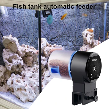 Časovač Automatické Ryby Feeder Akvarijní Krmítko Fish Tank Auto Krmení Dávkovač s LCD Indikuje Smart Akvarijní Příslušenství