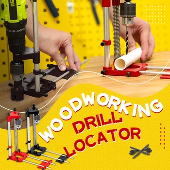 Dřevoobráběcí Vrták Lokátor Legované Oceli Vrtací Šablona Guid Locator Pohodlné DIY Děrovací Nástroje Pro Dřevem Dropshopping