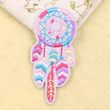 5KUSŮ Dreamcatcher Záplaty Vysoce Kvalitní Výšivky Žehlička na Nášivka Textilie Odznak Batohy Dekor DIY Děti Dívky Oblečení Samolepky