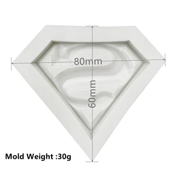 3D Hero Silikonové Formy Dort Zdobení Nástrojů 3D Fondant Mýdlo Formy na Pečení, Dekorace Čokoládové Formy Pečení Nástroje M350