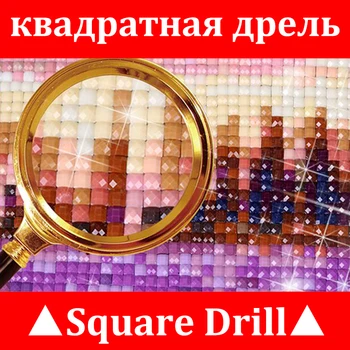 5D Diamond Výšivky Islám Muslimský Náboženský text Diamond Obraz Plný Náměstí Vrták Diamond Mozaika Kamínky Dekorace