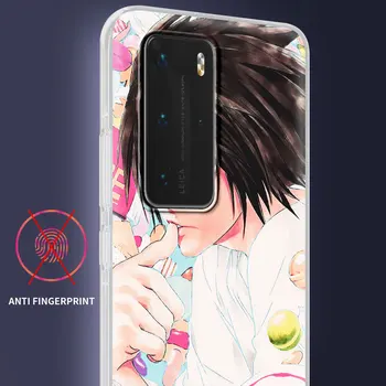 Anime Death Note kira Ryuk Telefon Případ Pro Huawei P30 Lite P Smart Z Roku 2019 2021 P40 Lite E P20 Pro P10 Silikon Matný Kryt Funda