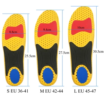 WINRUOCEN 1 Pár Ortopedické vložky do bot pro ploché nohy, ortopedické podpora klenby muže a ženy, boty, vložky do bot shock absorpční vložky