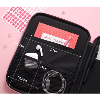 SKYSONIC korejské Cherry Ipad Pro11 Pouzdro 9.7 10.2 10.5 Palcový DIY Skladování Nárazuvzdorné Organier Tablet Samsung Pouzdro Bag Pouch