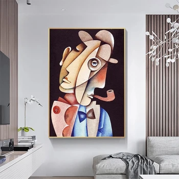 Abstraktní Obrázek Malířské Plátno Picasso Plakáty a Tisky Quadros Umění Zdi Obraz pro Obývací Pokoj Domácí Dekorace na Zeď Cuadros
