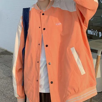 Baseball Racer Bundy Bomber Kabát Ženy 2020 Oblečení Jednotné Hippie Oblečení Ženské Gotické Plus Velikosti Goth Japonské Prošívaný Kabát