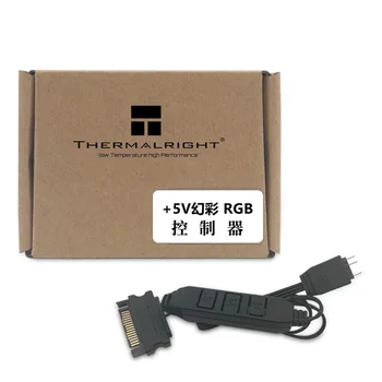 Thermalright 5V 3PIN ARGB 12V 4PIN RGB Ventilátor Světlo bar Řadič CPU Chlazení Počítačové skříně RGB fan adaptér pro C 12/C12L/RS12/R12