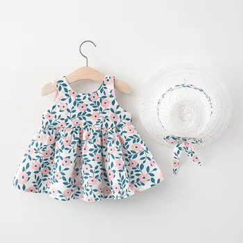 LILIGIRL 2021 Kojenecké Módy, dětského Oblečení Baby Girl Korean Šaty Letní Styl Nové Sukně