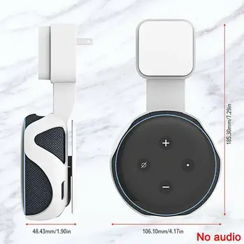 1KS Pro Echo Dot 3 Montáž na Stěnu Inteligentní Audio Držák Smart (3 Ramínko Gen) Pro Echo Zásuvky Držák Dot Držák Reproduktoru F2U8