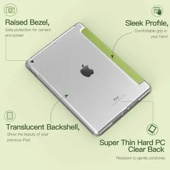 Pro iPad 10.2 palcový Tablet Případ Lehká PU Kůže Smart Cover pro iPad 8. 7. Generace 2020 A2198 A2197 A2200 s Stylus